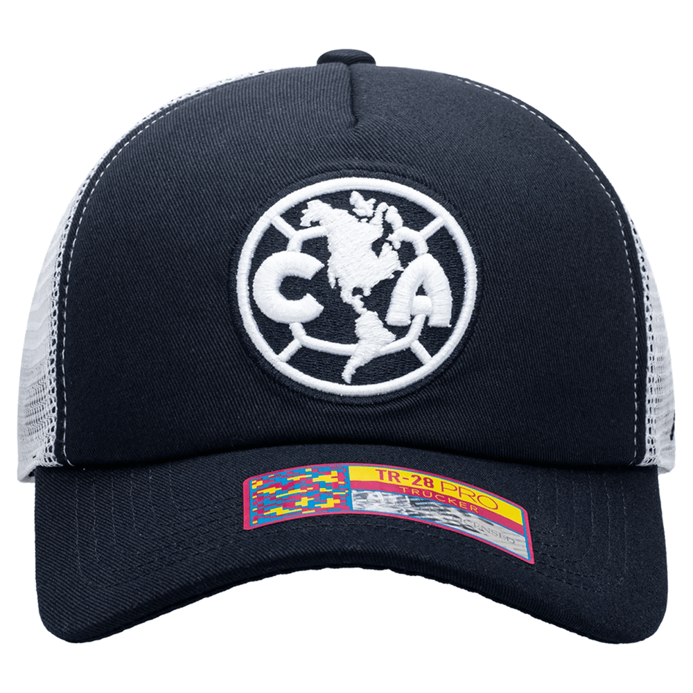 Fan Ink Club America Fog Trucker Hat Black Best Buy Soccer Team s Store