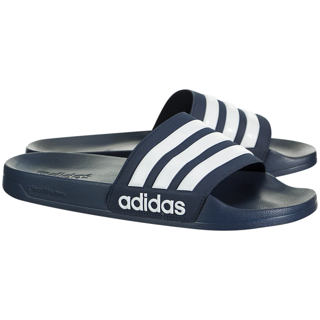 adidas Men s Adilette Shower Slides Navy White