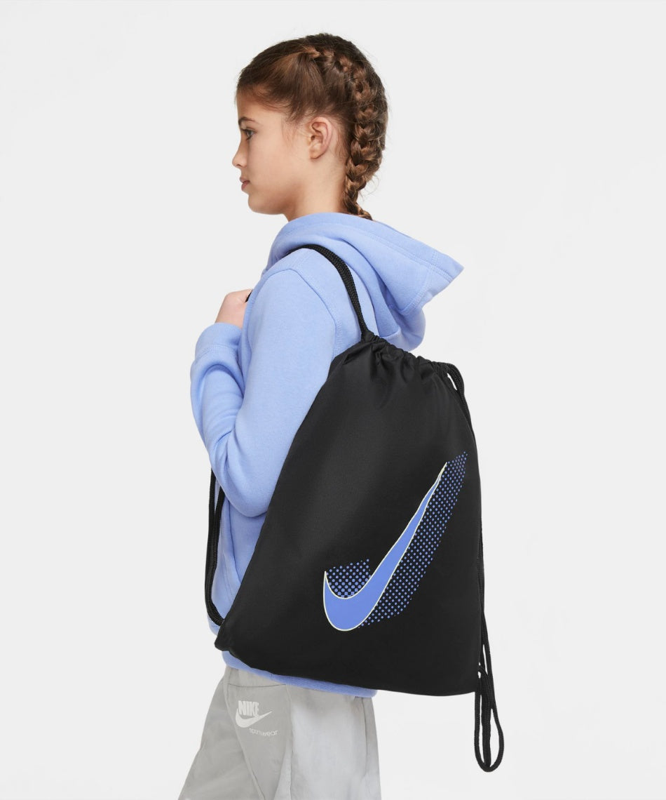 Saco de gimnasio Nike para niños negro