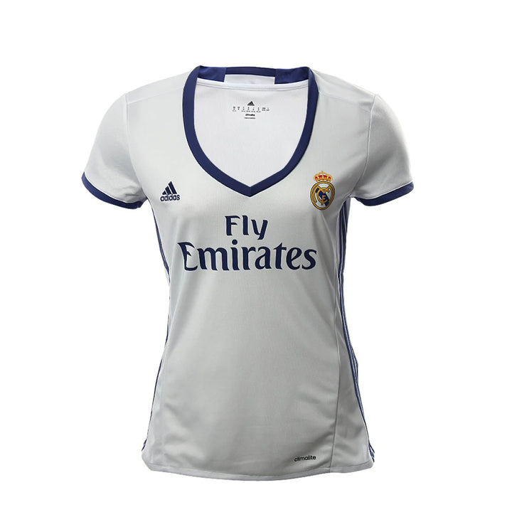 adidas Real Madrid Home Jersey 16 Mujer Blanco/Púrpura