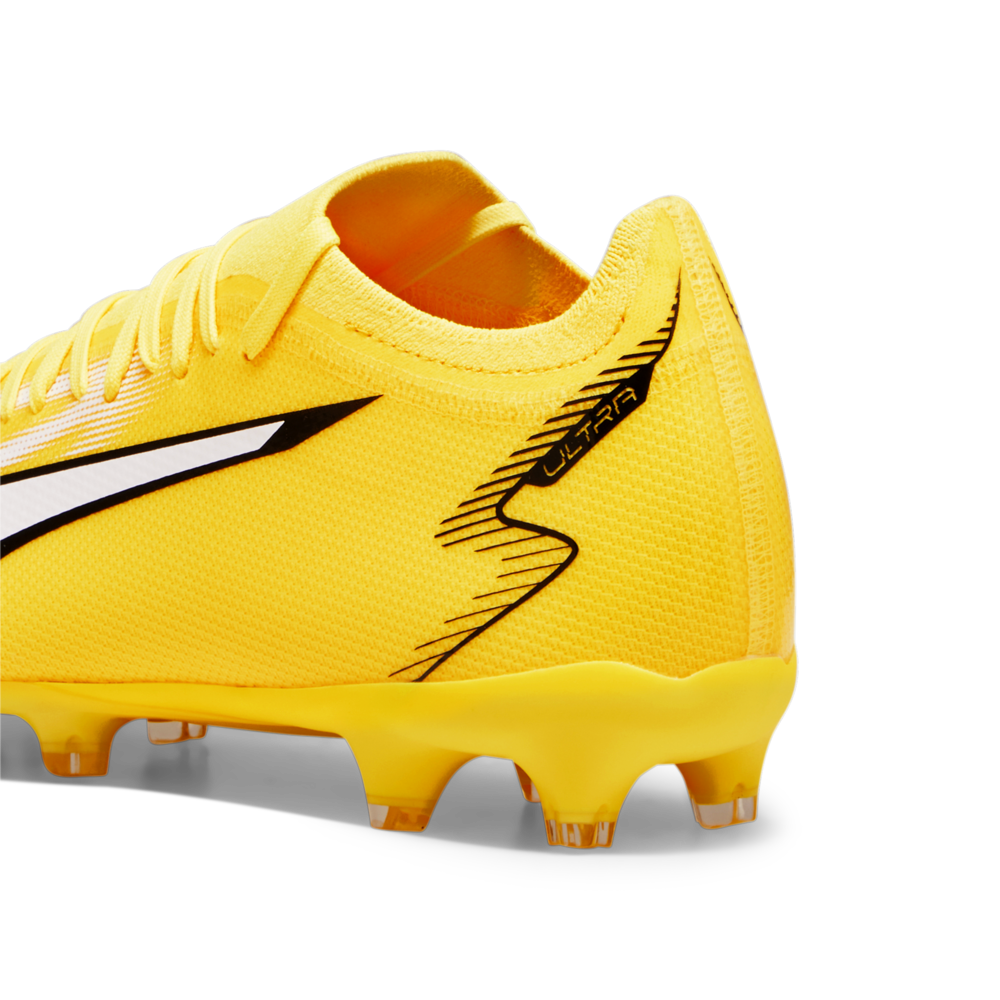 Zapatos PUMA Ultra Match FG/AG para múltiples superficies Amarillo/Blanco/Negro