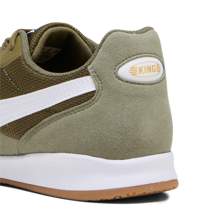 PUMA King Top IT Indoor Shoes Olive Drab/White/Gold