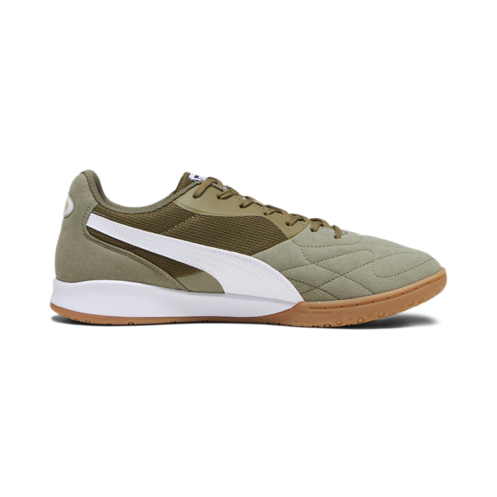 PUMA King Top IT Indoor Shoes Olive Drab/White/Gold