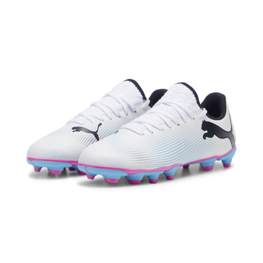 Zapatos de fútbol PUMA Future 7 Play FG/AG para jóvenes