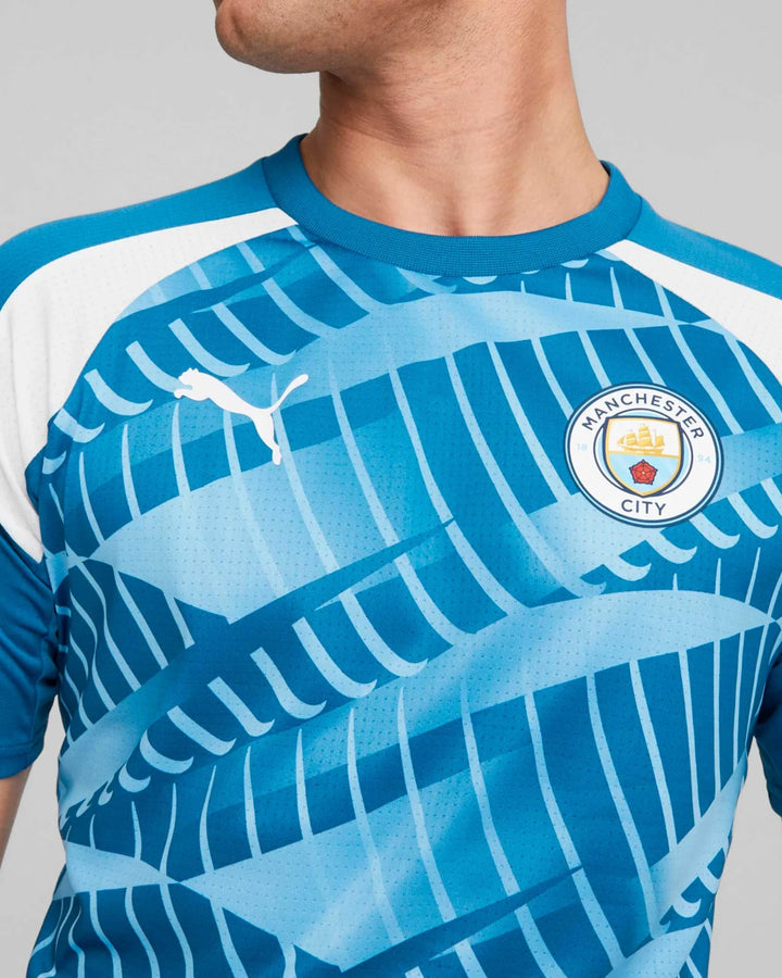 PUMA Manchester City Prematch Short Sleeve Jersey