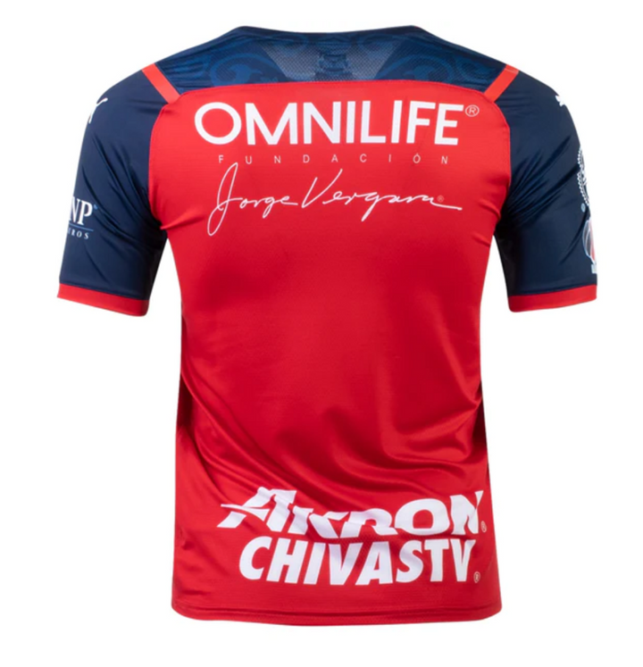 Puma Chivas Tercera Camiseta 22 Rojo/Azul Marino