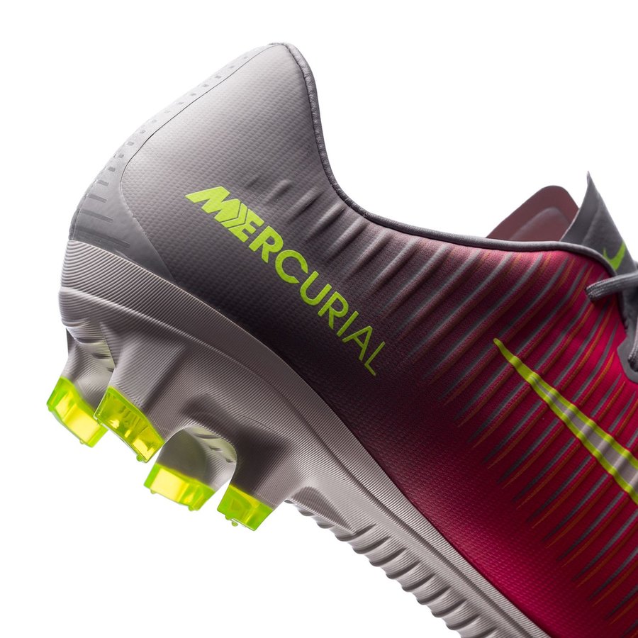 Botas de fútbol Nike Mercurial Vapor XI FG para mujer Hyper Rosa/Blanco/Gris