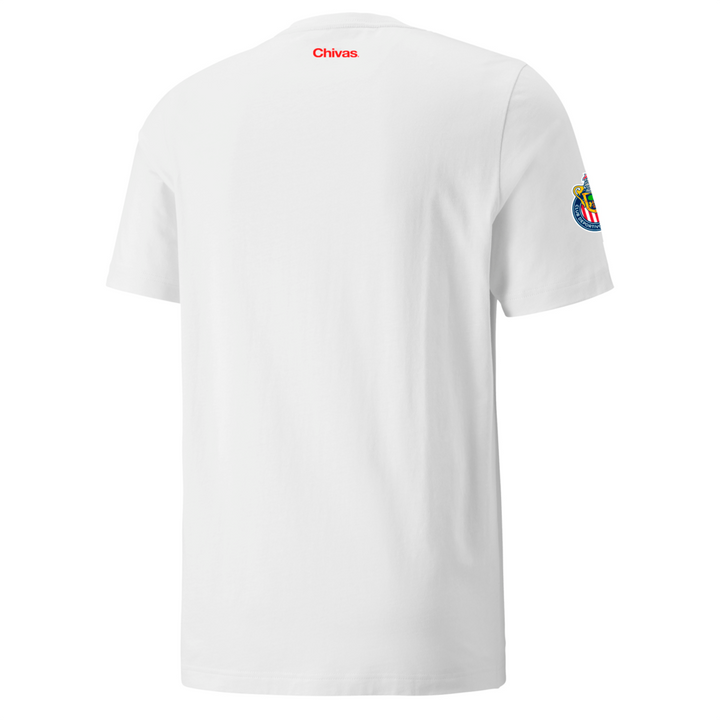 PUMA Chivas Camiseta gráfica para hombre Chiva Retro