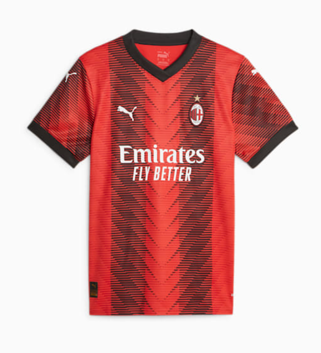 Camiseta PUMA de local del AC Milan para mujer 23