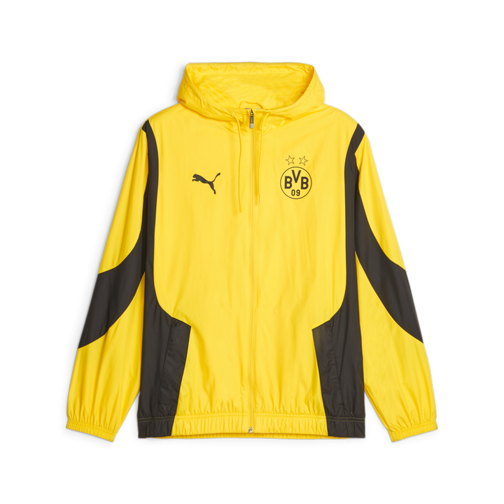 Chaqueta tejida con himno antes del partido del Borussia Dortmund de PUMA