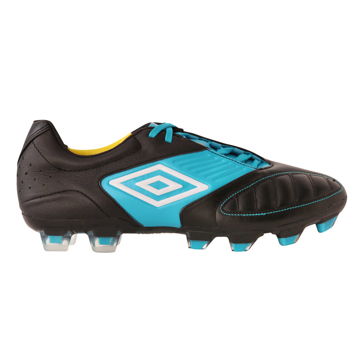 Botas de fútbol para superficies firmes Umbro Geometra Premier FG Negro/Blanco/Azul
