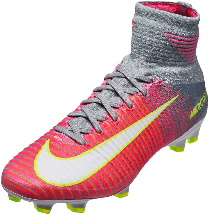 Nike Mujer Nike Mercurial Superfly FG Hyper Rosa/Blanco/Gris