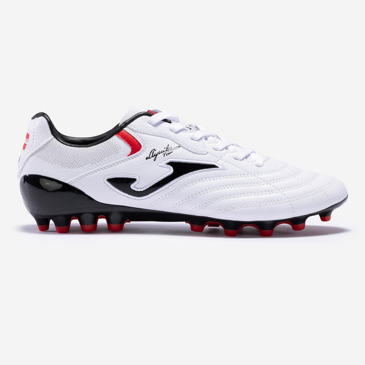 Botas de Fútbol Joma Aguila Cup 2302 AG Césped Artificial Blanco/Rojo