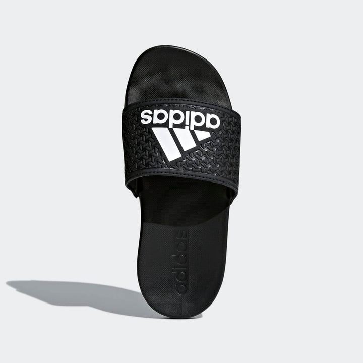 adidas Kid's Adilette Comfort Slides Black/White