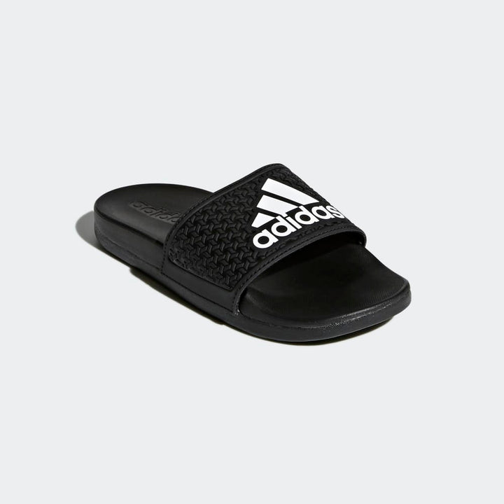 adidas Kid's Adilette Comfort Slides Black/White