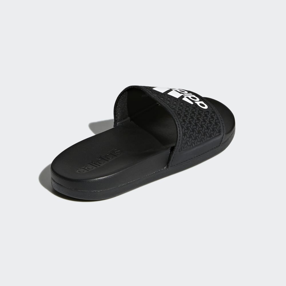 adidas Kid's Adilette Comfort Slides Black/White