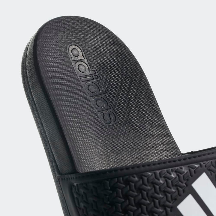 adidas Kid's Adilette Comfort Slides Black/White