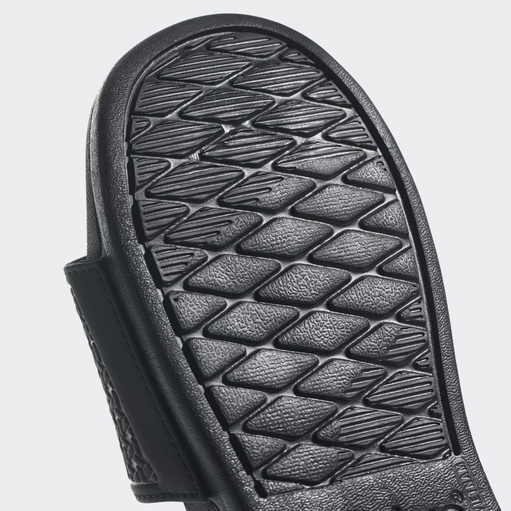 adidas Kid's Adilette Comfort Slides Black/White