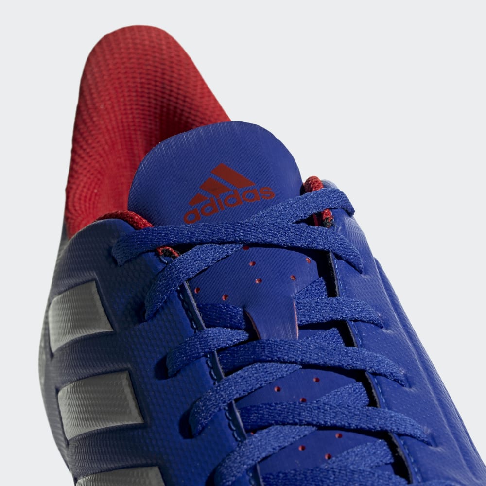 Botas de fútbol para superficies firmes adidas Predator 19.4 Flexible FG Azul/Rojo