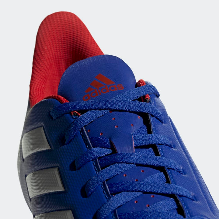 Botas de fútbol para superficies firmes adidas Predator 19.4 Flexible FG Azul/Rojo