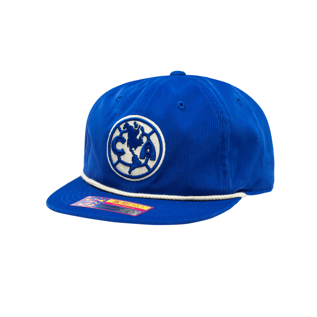 Fan Ink Club America Snow Beach Sombrero ajustable azul