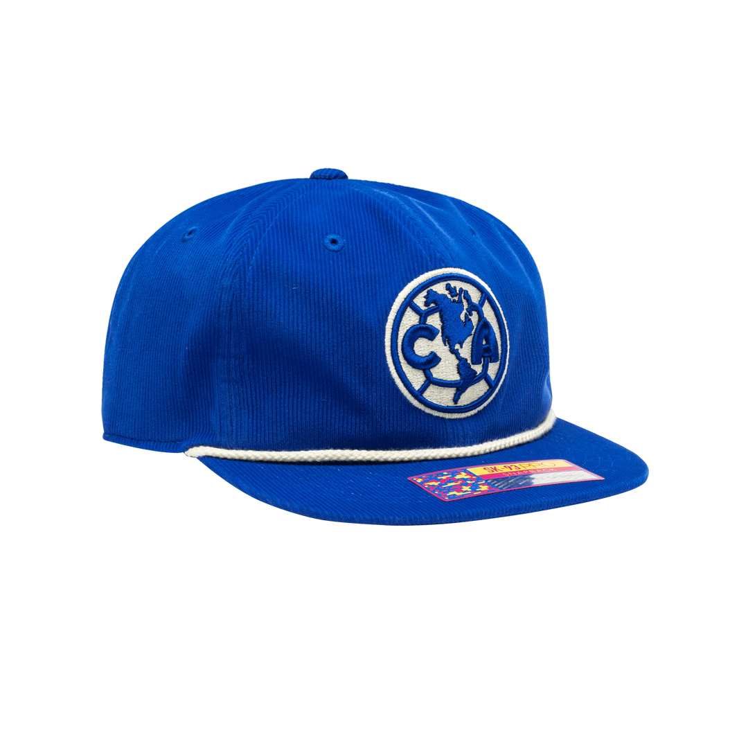 Fan Ink Club America Snow Beach Sombrero ajustable azul