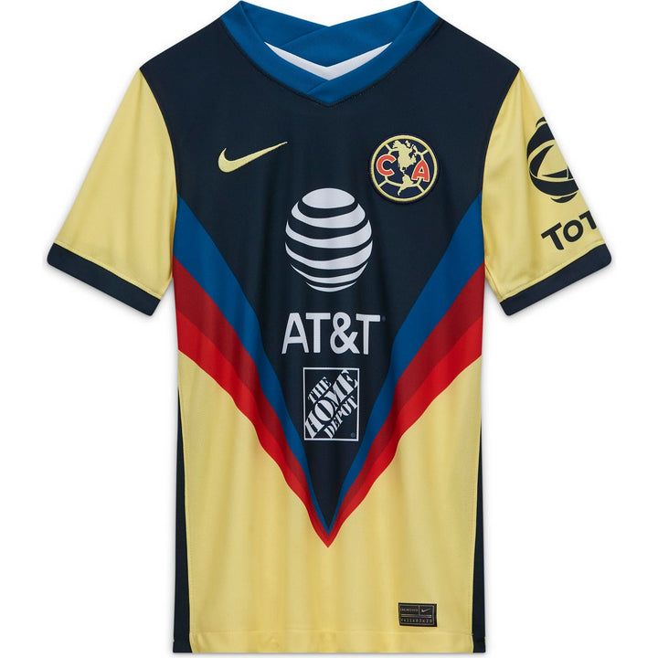 Nike Kid's America Home Jersey 20 Y Lemon/Obsidian