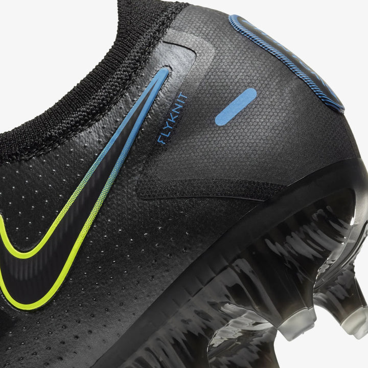 Botas de fútbol para superficies firmes Nike Phantom GT Elite FG Negro/Azul