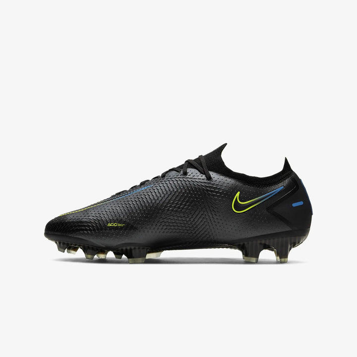 Botas de fútbol para superficies firmes Nike Phantom GT Elite FG Negro/Azul