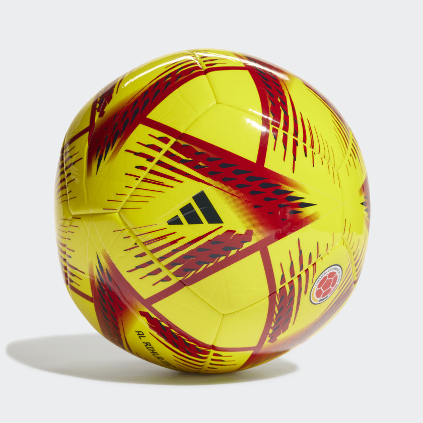 Balón de fútbol adidas Rihla Club Colombia Amarillo