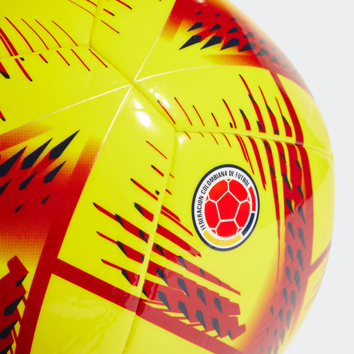 adidas Rihla Club Colombia Soccer Ball Yellow