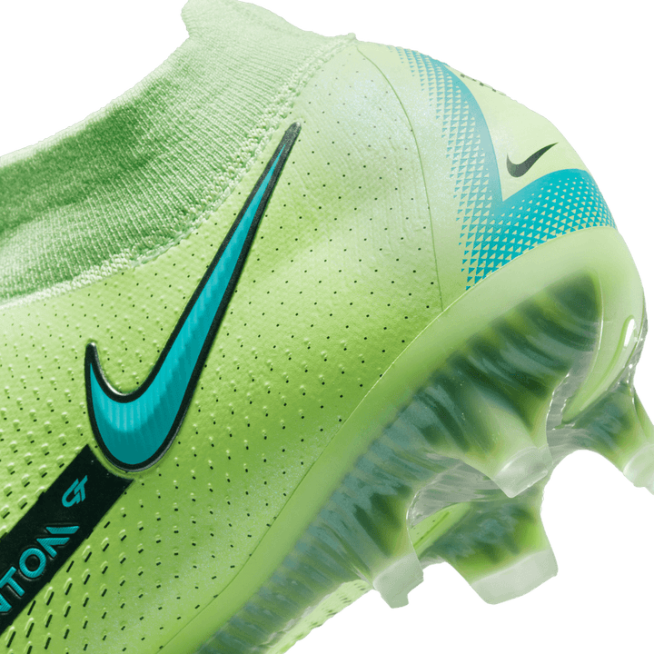 Nike Phantom GT Elite DF FG Firm Ground Football Boots Lime Glow/Aquamarine