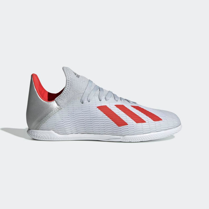 adidas X 19.3 IN Indoor Boots J Silver Metallic/Red