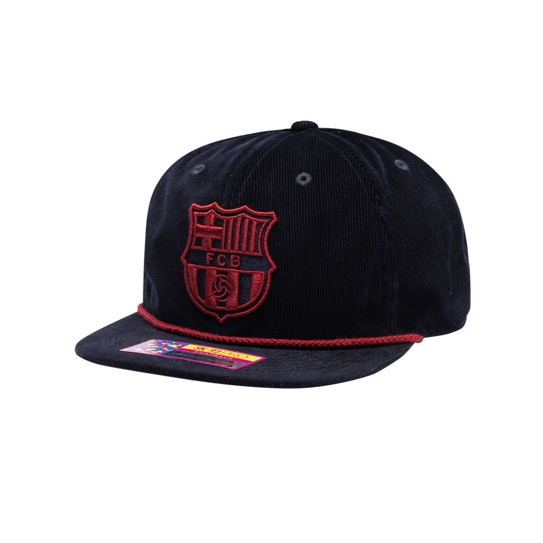 Fan Ink FC Barcelona Snow Beach Gorra ajustable Negro