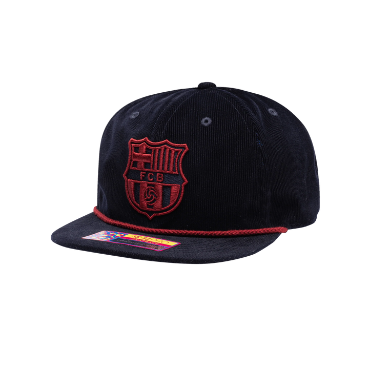 Fan Ink FC Barcelona Snow Beach Gorra ajustable Negro