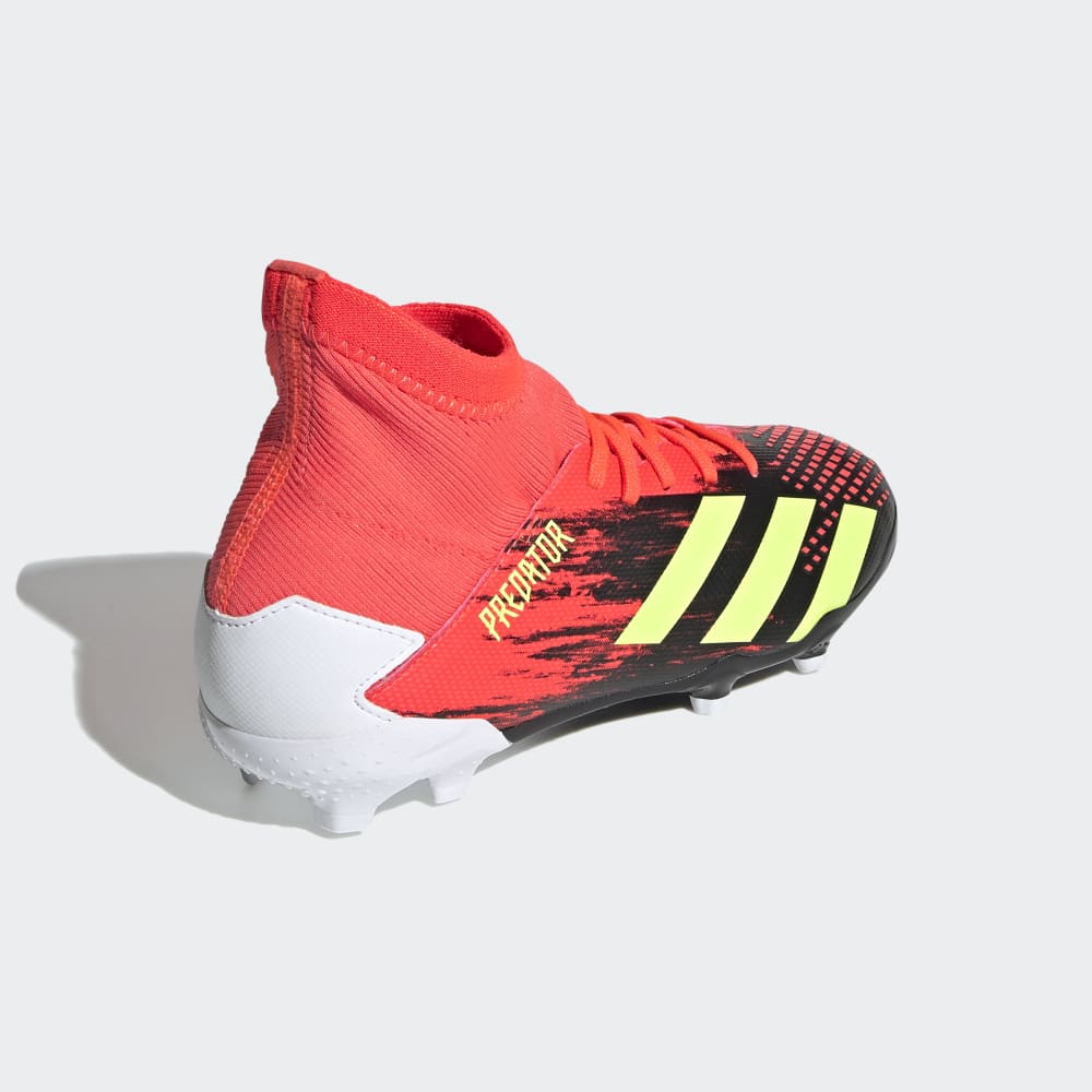 Botas de terreno firme adidas Predator 20.3 FG J para niños Core Black/Green/Pop