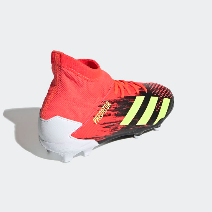 Botas de terreno firme adidas Predator 20.3 FG J para niños Core Black/Green/Pop