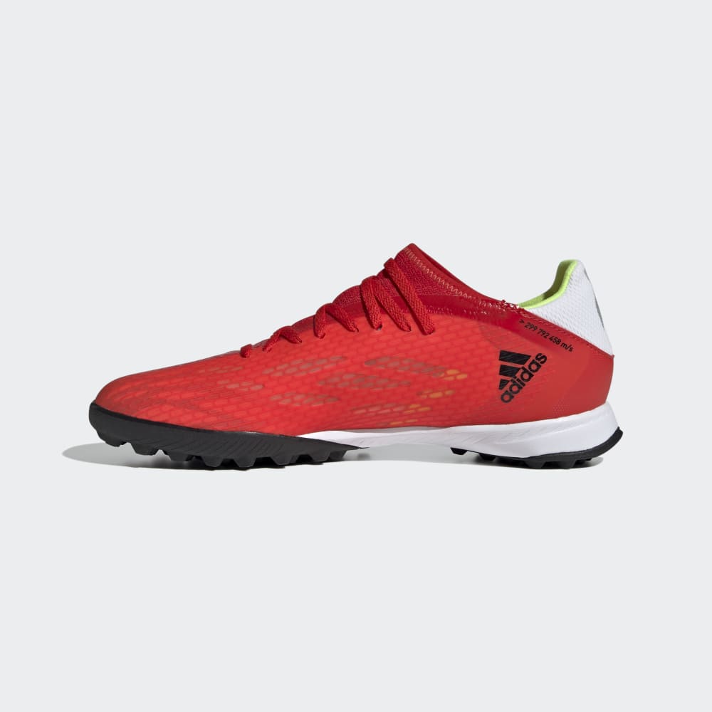 adidas X Speedflow 3 TF Turf Boots Red/Black