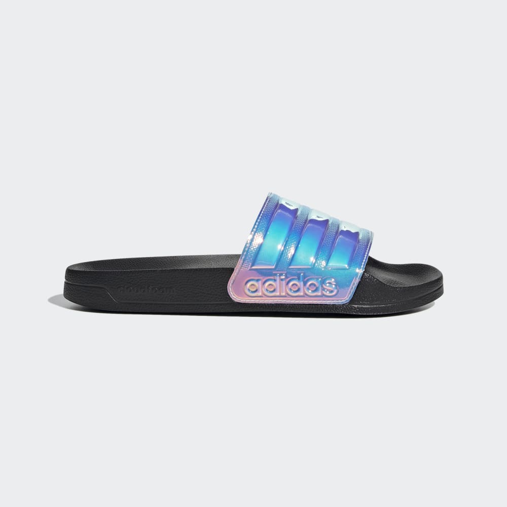 adidas Adilette Shower Slides Black/Irides/Black