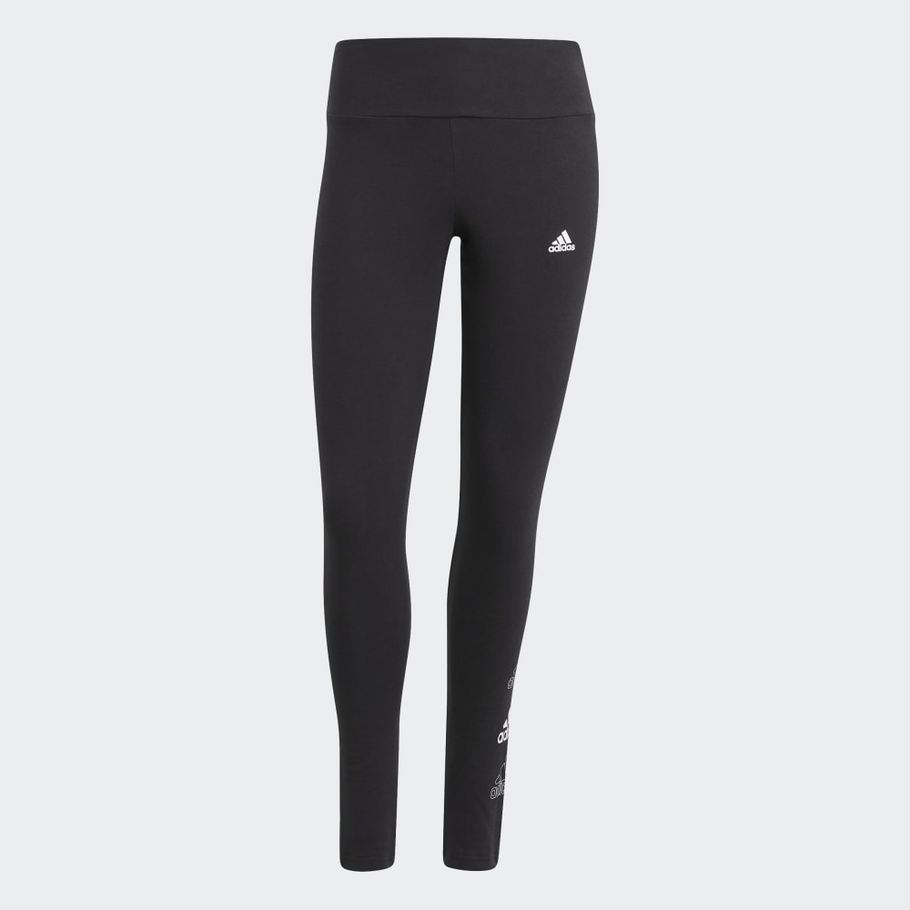 adidas Women's Essentials Stacked Logo High Rise Leggings