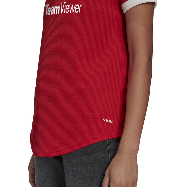 Camiseta adidas Mujer Manchester United Primera Equipación 2021