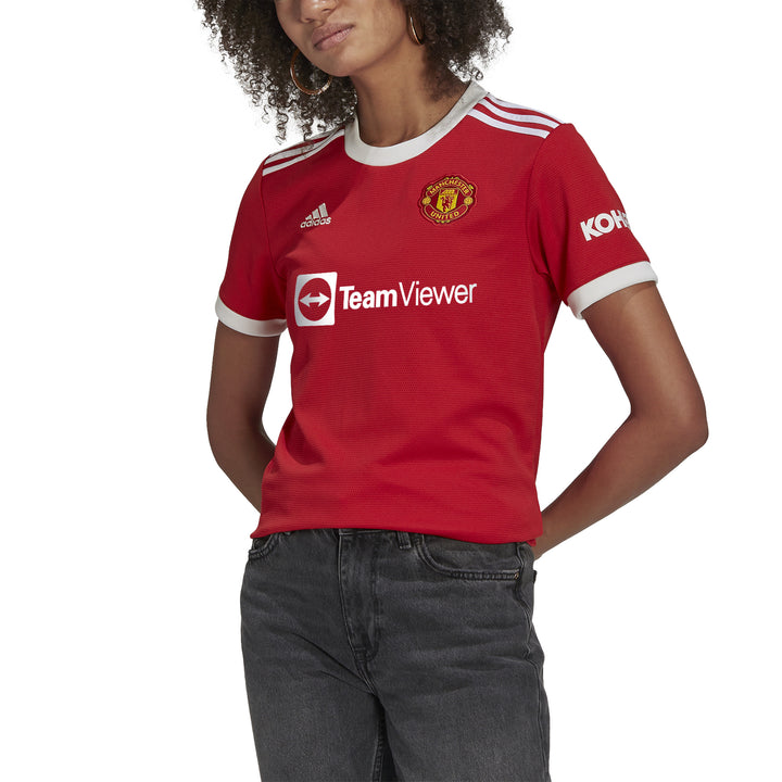 Camiseta adidas Mujer Manchester United Primera Equipación 2021