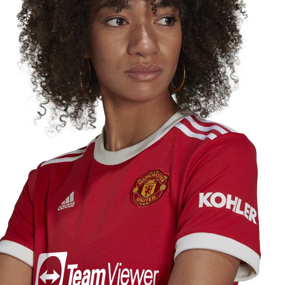 Camiseta adidas Mujer Manchester United Primera Equipación 2021