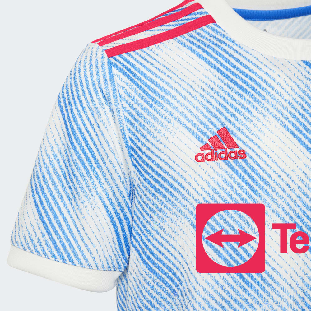 adidas Camiseta de visitante del Manchester United para niños Y 22