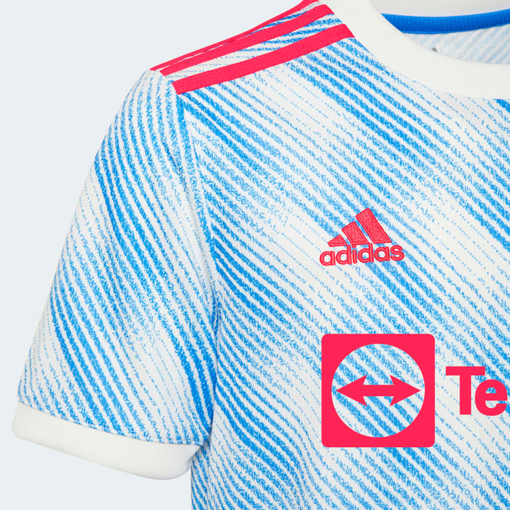 adidas Camiseta de visitante del Manchester United para niños Y 22