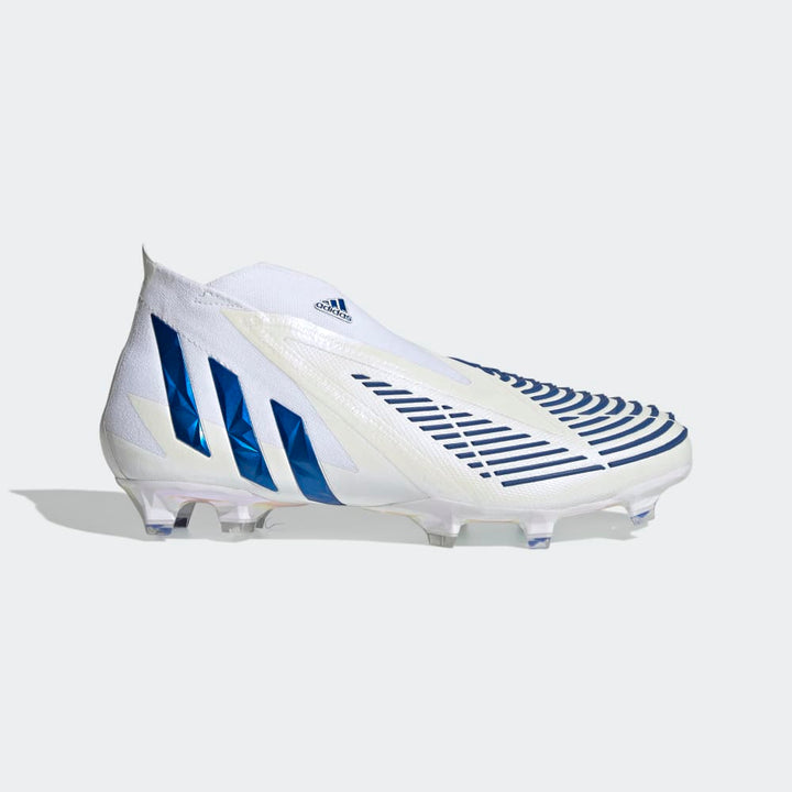 adidas Predator Edge+ FG Firm Ground Boots White/Blue