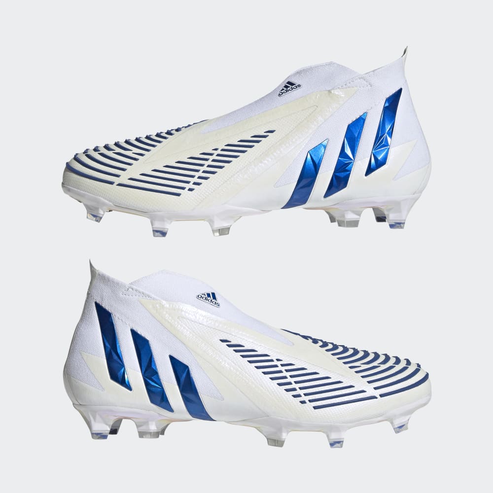 Botas de fútbol adidas Predator Edge+ FG Blanco/Azul