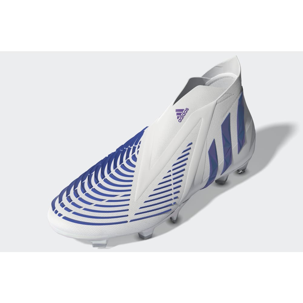 adidas Predator Edge+ FG Firm Ground Boots White/Blue