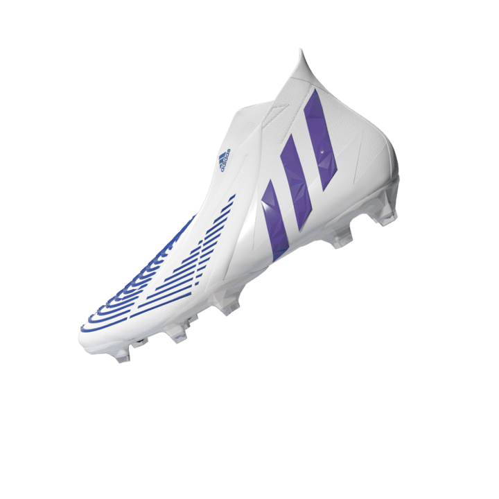 adidas Predator Edge+ FG Firm Ground Boots White/Blue