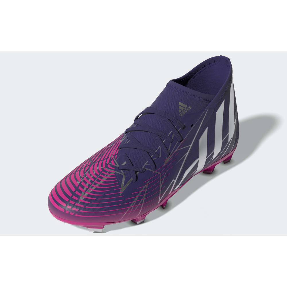 adidas Predator Edge 3 FG Firm Ground Boots Team College Purple / Silver Metallic / Team Shock Pink